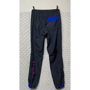 Columbia Windbreaker Pants Mens Sz S Black  Joggers Track Suit Pockets